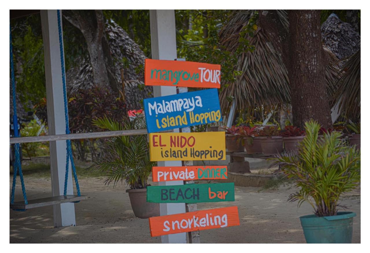 Pangulatan Beach Resort El Nido Exterior foto
