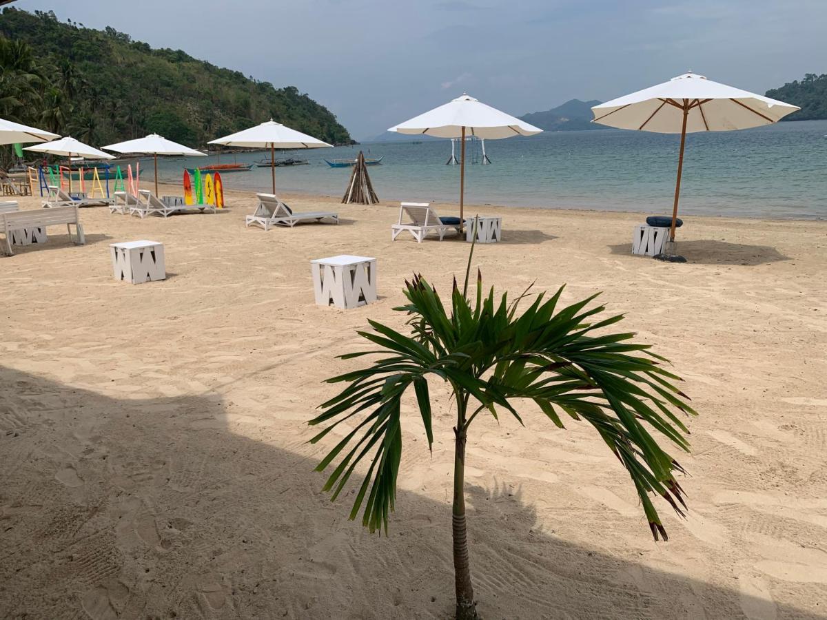 Pangulatan Beach Resort El Nido Exterior foto