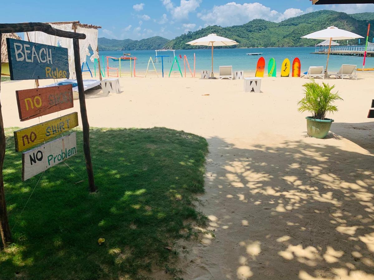 Pangulatan Beach Resort El Nido Exterior foto