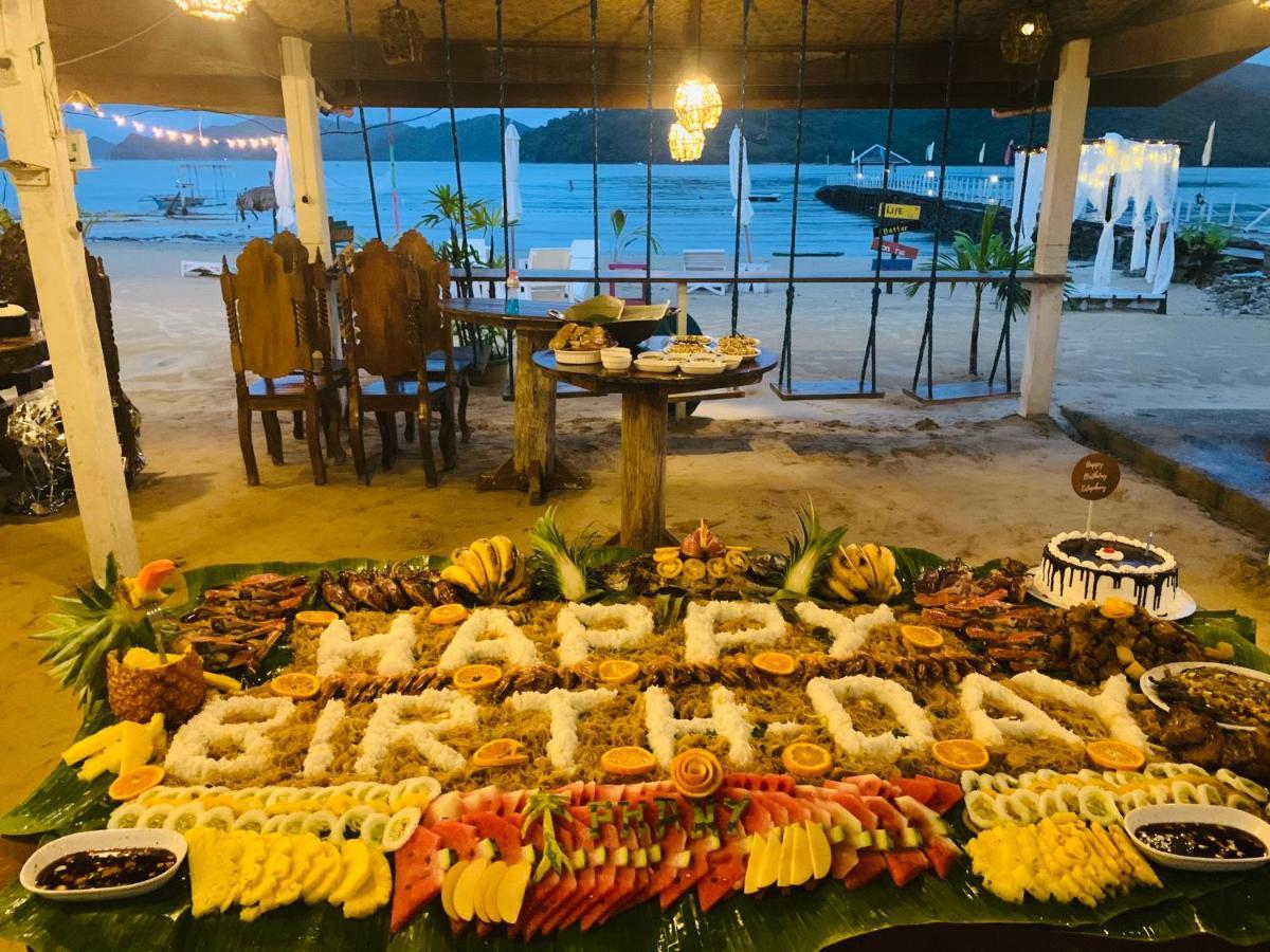 Pangulatan Beach Resort El Nido Exterior foto
